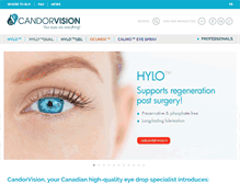Tablet Screenshot of candorvision.com